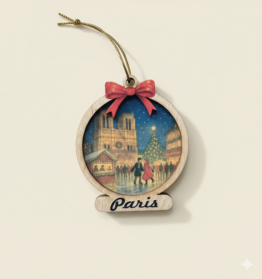 Magnets et Boules de Noël 2D - Paris